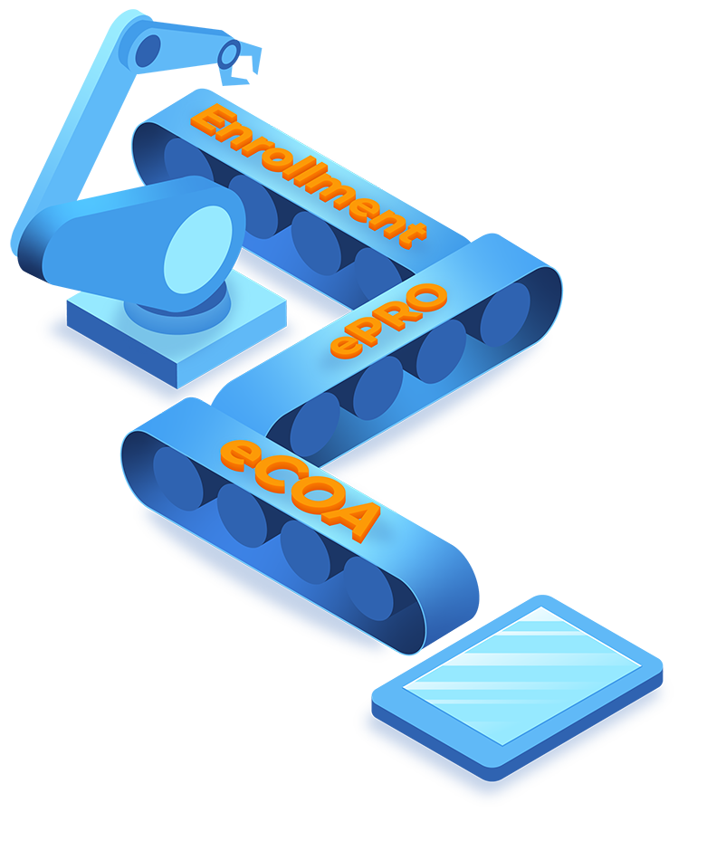 Clinical trial mobile application development